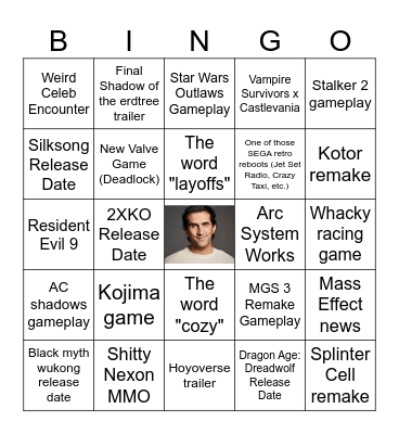 Summer Games Fest 2024 Bingo Card