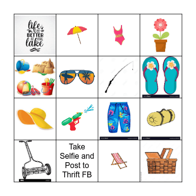 Summer Kick Off Bingo Card