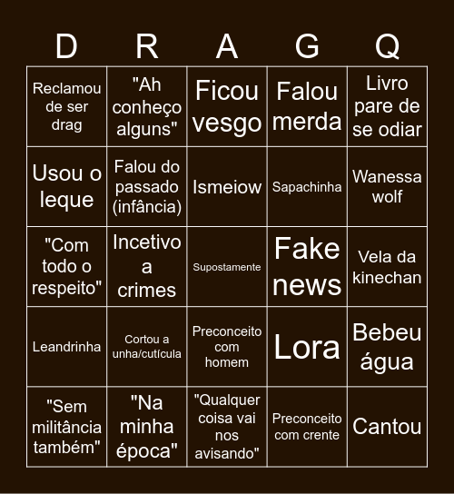 Ismael/Ismeiow Bingo Card