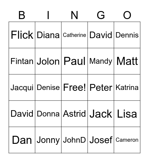 CYT Bingo Card