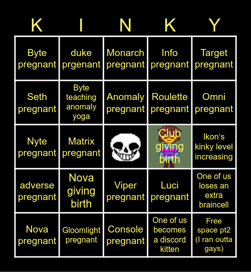 Quinn’s 2024 bingo card Bingo Card