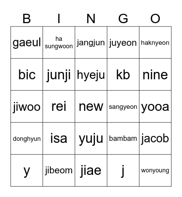 Spring 24 Bingo Card