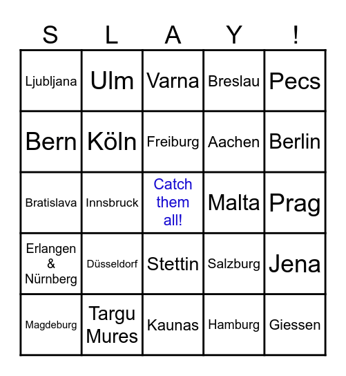 Medi Bingo Card