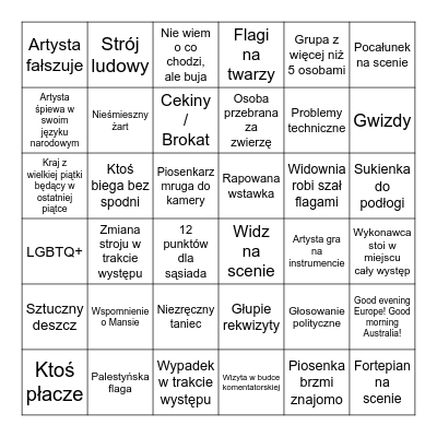 Eurobingo Card