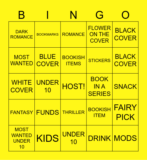 FARIRY BINGO Card