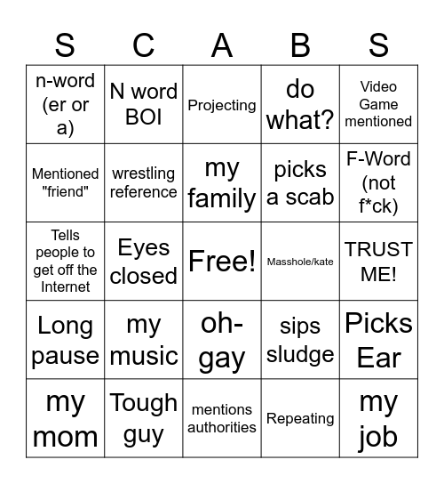 Cyraxx Goblingo Bingo Card