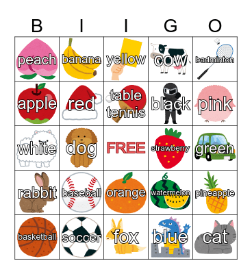 What OO do you like? Bingo Card