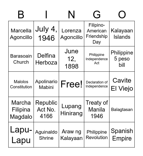 ENABLE BINGO FRIDAY Bingo Card