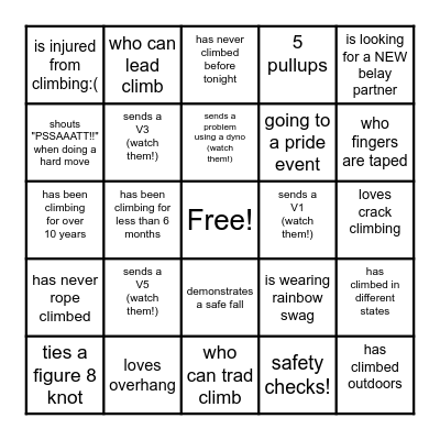 QUEER CRUSH BINGO Card