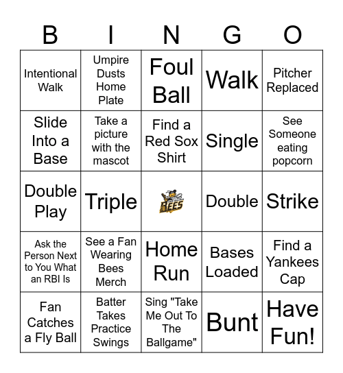 Bees Bingo! Bingo Card