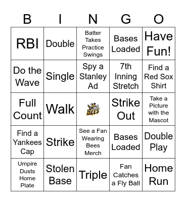 Bees Bingo! Bingo Card
