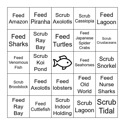 Intern Training Bingo! Bingo Card