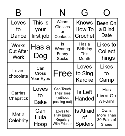 SCHOOL NUTRITION Bingo Card