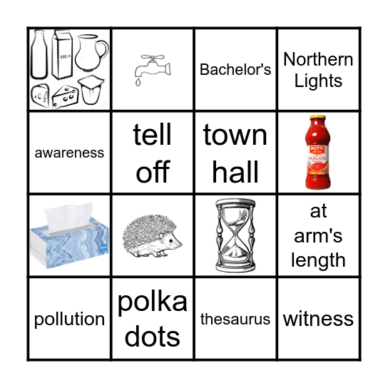 END-OF-YEAR BINGO class 1CL Bingo Card