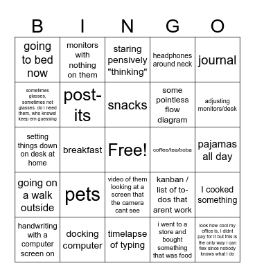 Day in the life of a Bingo Card