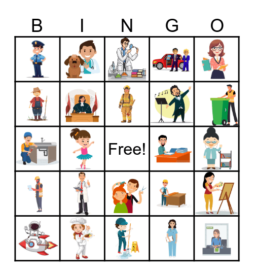 Career Bingo Card