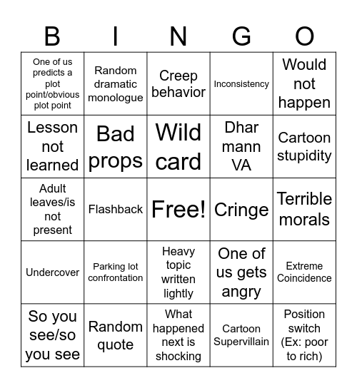 Dhar Mann Bingo By ACE Bingo Card