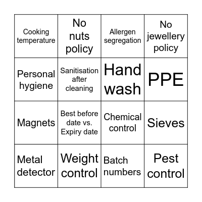 Q1 2024-25 engagement session Bingo Card