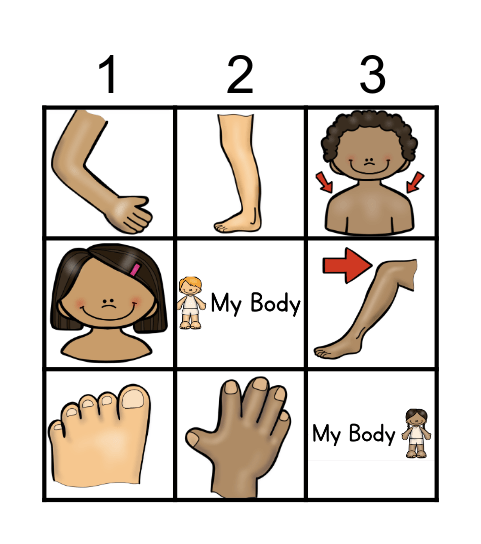 BODY BINGO Card