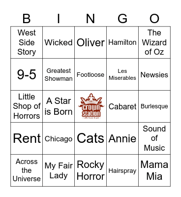 Round Two Bingo Card