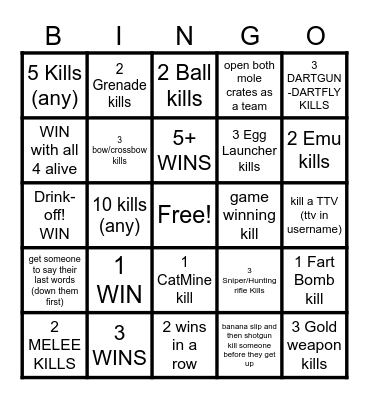 Super Animal Bingo Card