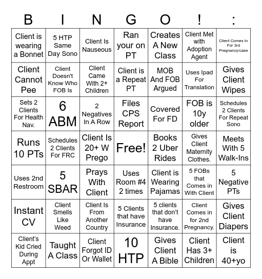 June has never looked more beautiful Bingo Card