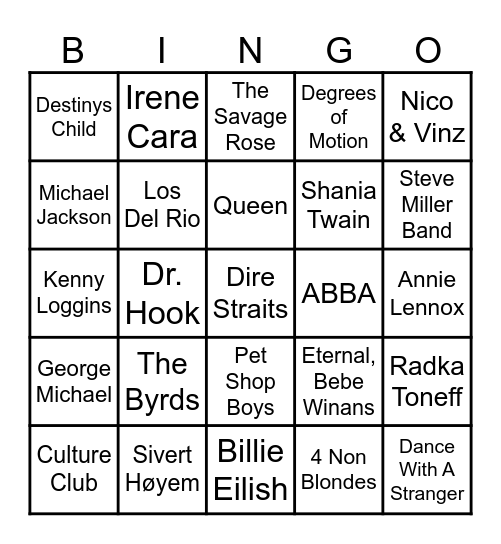 🪼Bingo 66🪼 Bingo Card