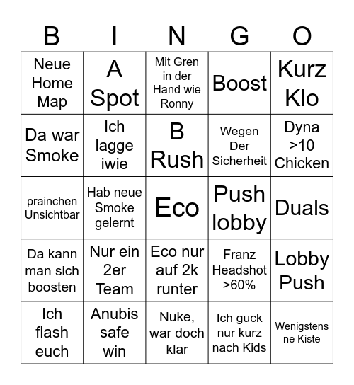 AberIchTreffDoch Bingo Card