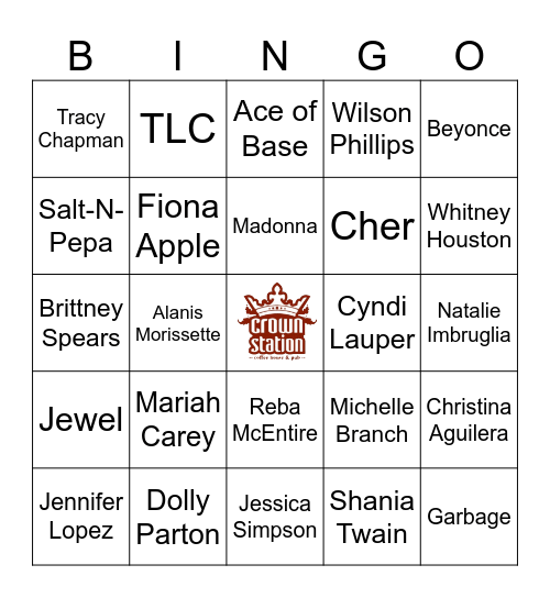 Round One Bingo Card