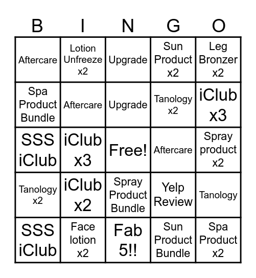 JUNE BINGO💛 Bingo Card