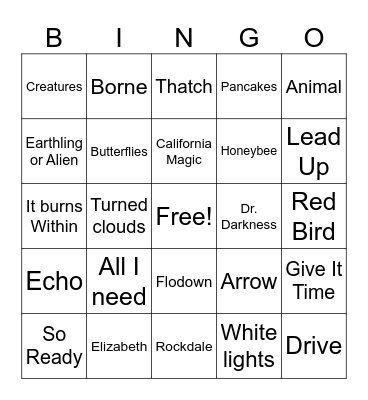 Goose✨ Bingo Card