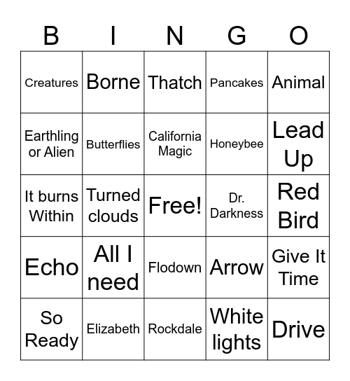 Goose✨ Bingo Card