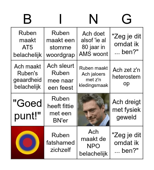 De vileine mediameiden bingo Card