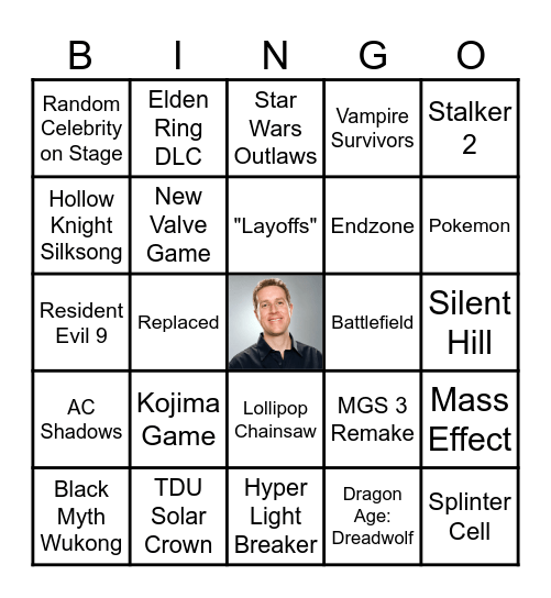 Summer Games Fest 2024 Bingo Card