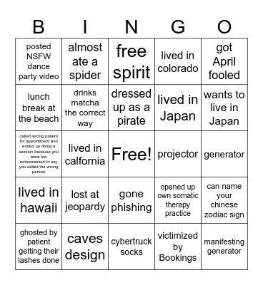 We will miss you, Alexis Bingo Card