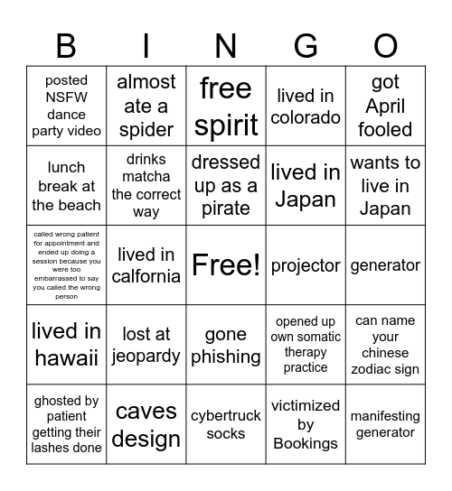 We will miss you, Alexis Bingo Card