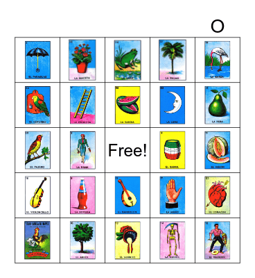 LOTERIA Bingo Card