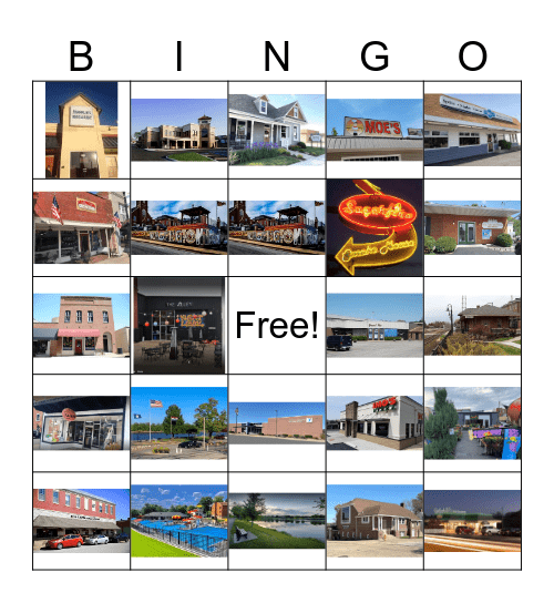 Washington Bingo Card