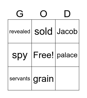 Day Five Bingo Card