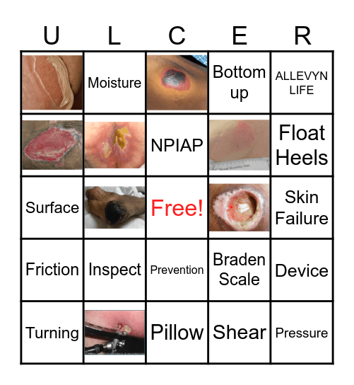 BOOTY BINGO! Bingo Card