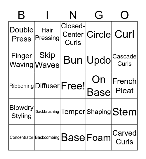 Chapter 17 Bingo Card