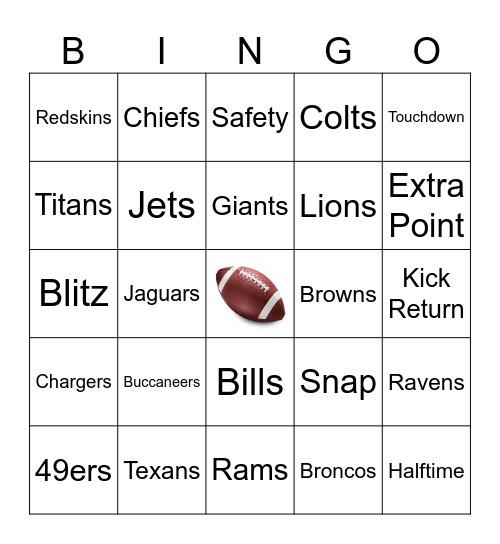 SPORTS Bingo Card