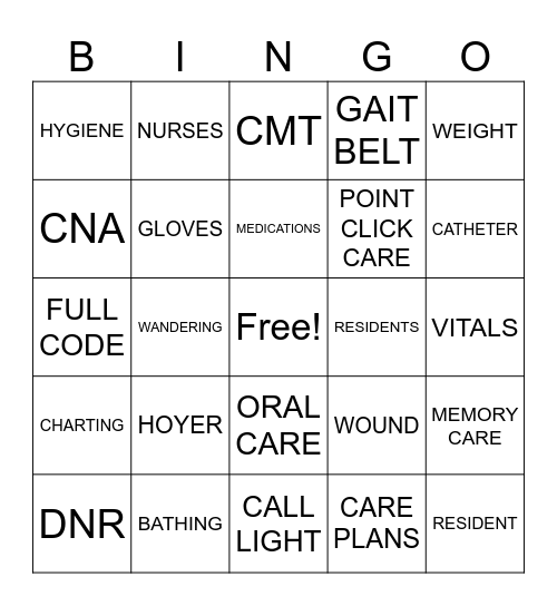 RIVERVIEW BINGO Card