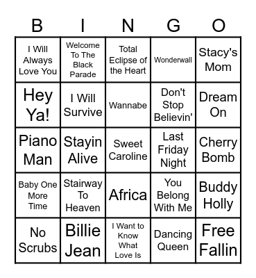 You Should Know Bingo Card