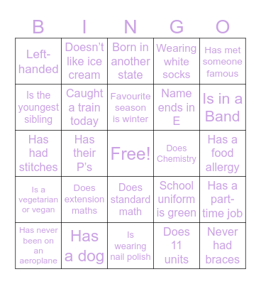 CGHS PAT 2024 Bingo Card