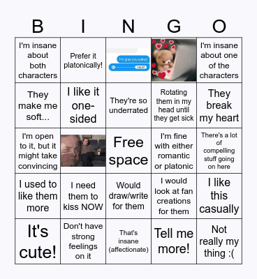 Ship Bingo Card