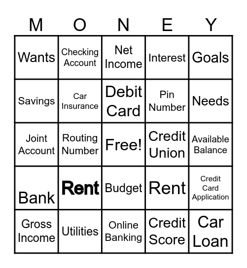 HCA BINGO Card