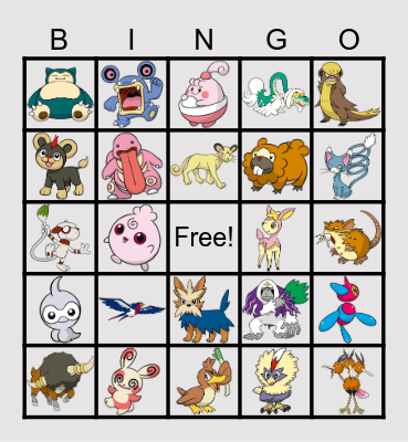 Normal Bingo PRIDE Bingo Card