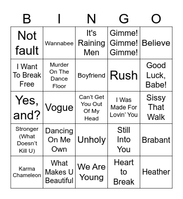 Regenboogborrel 2024 Bingo Card