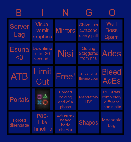 FFXIV Dawntrail Savage/Ultimate Bingo Card